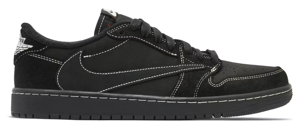 JORDAN 1 LOW X TRAVIS SCOTT PHANTOM BLACK – PAIRFECT