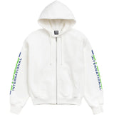 STÜSSY BLADE 'OFF WHITE' ZIP UP HOODIE