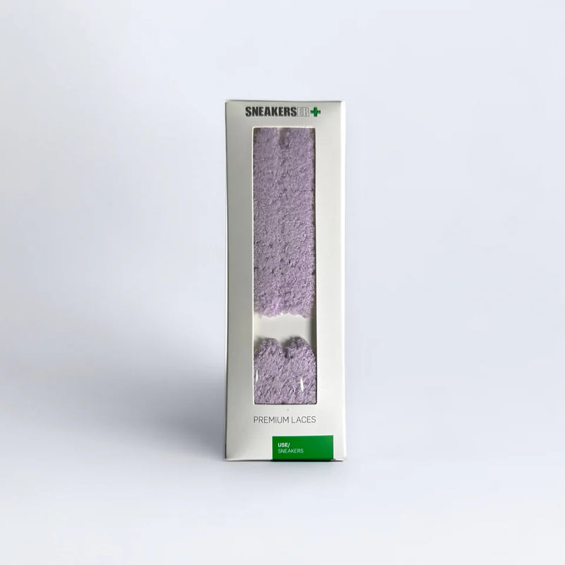 SNEAKERSER : TERRY FLUFFY SNEAKER LACES 120CM - LAVENDER