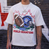 LAST LESSON 'FTR' WHITE T-SHIRT