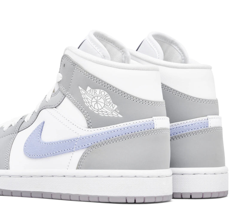 JORDAN 1 MID WOLF GREY ALUMINIUM (W)