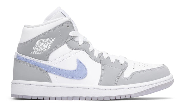 JORDAN 1 MID WOLF GREY ALUMINIUM (W)