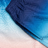 CASABLANCA GRADIENT MONOGRAM 'BLUE' SWIM SHORTS