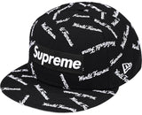 SUPREME WORLD FAMOUS BOX LOGO NEW ERA 'BLACK' FITTED CAP