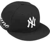 SUPREME YANKEES SCRIPT NEW ERA 'BLACK FITTED CAP