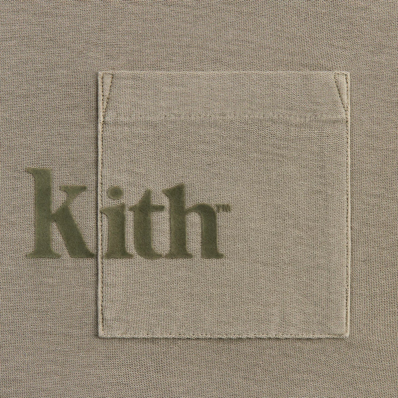 KITH QUINN S/S POCKET T-SHIRT 'HAZE'