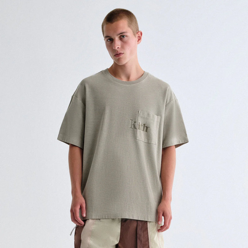 KITH QUINN S/S POCKET T-SHIRT 'HAZE'
