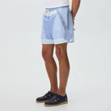 KITH OXFORD TURBO SHORTS 'MILKY WAY BLUE'