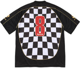 SUPREME CHECKERBOARD FOOTBALL JERSEY 'BLACK' (SS26)