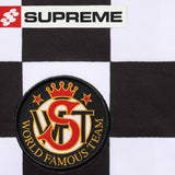 SUPREME CHECKERBOARD FOOTBALL JERSEY 'BLACK' (SS26)