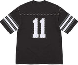 SUPREME STUDDED S/S FOOTBALL T-SHIRT 'BLACK' (SS26)