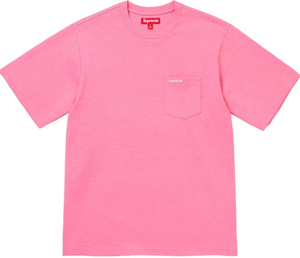 SUPREME S/S POCKET 'PINK' T-SHIRT (FW25)