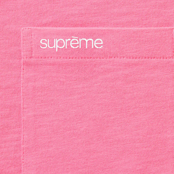 SUPREME S/S POCKET 'PINK' T-SHIRT (FW25)