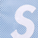SUPREME SHOP S LOGO BASEBALL HENLEY 'LIGHT BLUE - LONDON' (SS26)