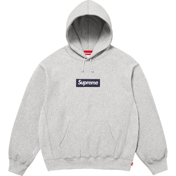 SUPREME BOX LOGO HEATHER GREY HOODIE (FW25) – PAIRFECT