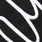 SUPREME SHOULDER SCRIPT 'BLACK' HOODIE (SS25)