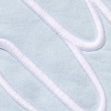 SUPREME SHOULDER SCRIPT 'LIGHT BLUE' HOODIE (SS25)