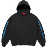 SUPREME WASHED LOGO 'BLACK' HOODIE (FW26)