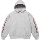 SUPREME WASHED LOGO 'HEATHER GREY' HOODIE (FW26)
