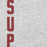 SUPREME WASHED LOGO 'HEATHER GREY' HOODIE (FW26)