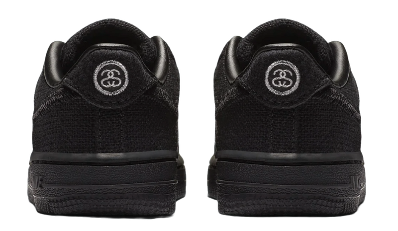 NIKE AIR FORCE 1 X STUSSY BLACK (INFANTS)