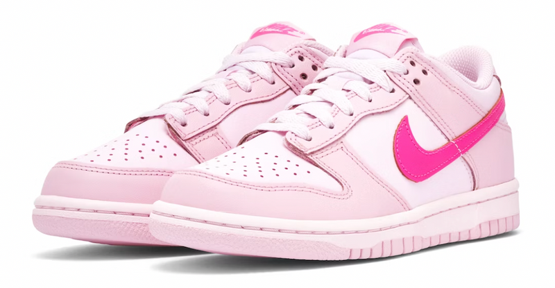 NIKE DUNK LOW TRIPLE PINK (KIDS)