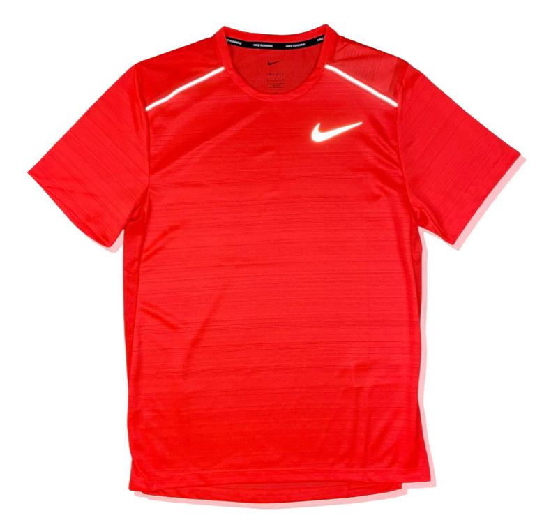 NIKE MILER 1.0 T-SHIRT 'BRIGHT CRIMSON'