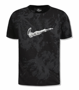 NIKE DIVISION BONE GRAPHIC T-SHIRT 'BLACK BLEACHED'