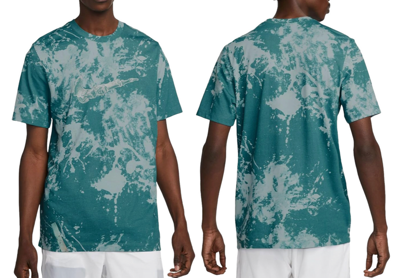 NIKE DIVISION BONE GRAPHIC T-SHIRT 'TEAL BLEACHED'