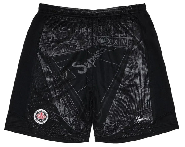 SUPREME JACQUARD SOCCER SHORTS 'BLACK' (SS24)