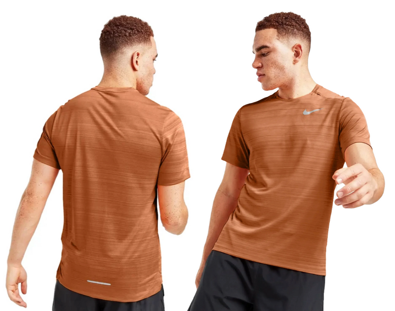 NIKE MILER 1.0 T SHIRT DARK RUSSET PAIRFECT