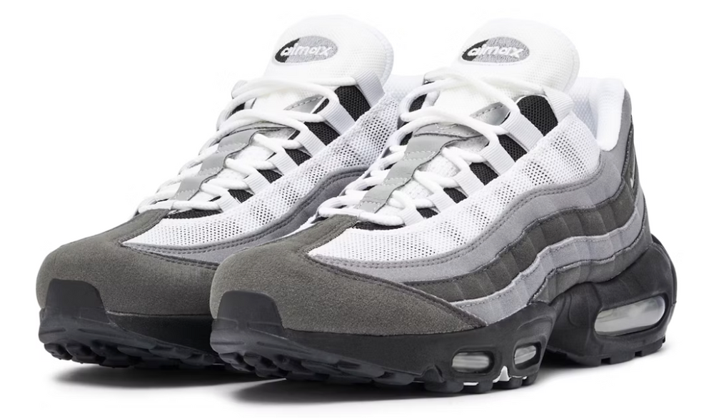 nike air max 95 grey and white