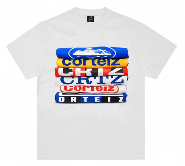 CORTEIZ "STACKS" WHITE T-SHIRT