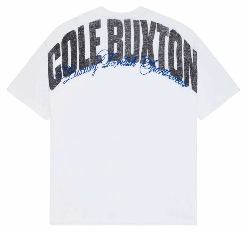 COLE BUXTON 'INSIDE OUT ARCH LOGO' WHITE T-SHIRT