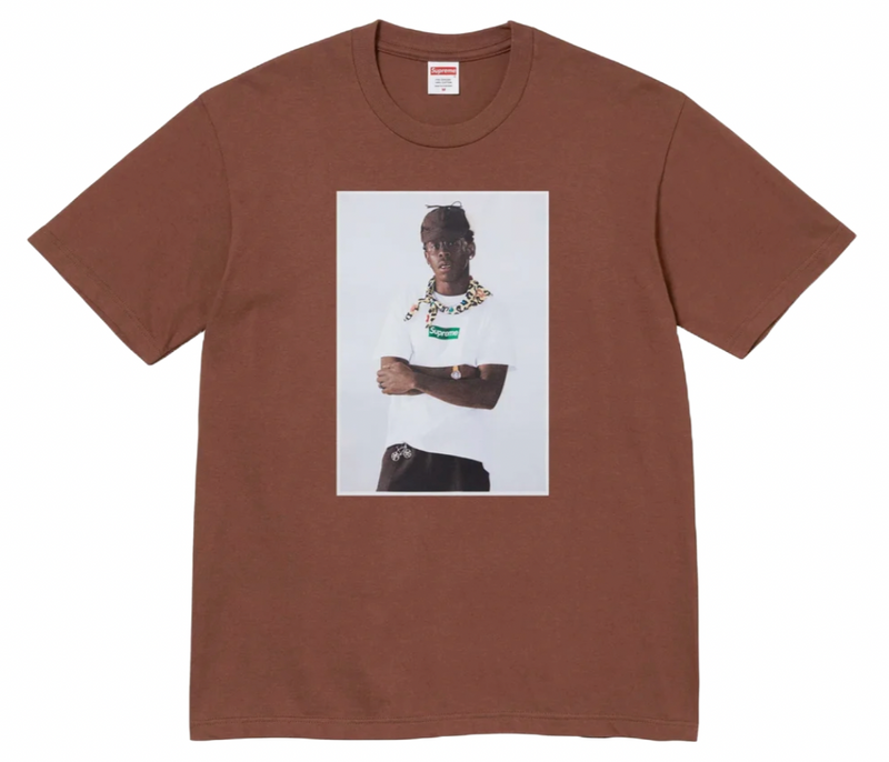 SUPREME TYLER THE CREATOR 'BROWN ' T-SHIRT