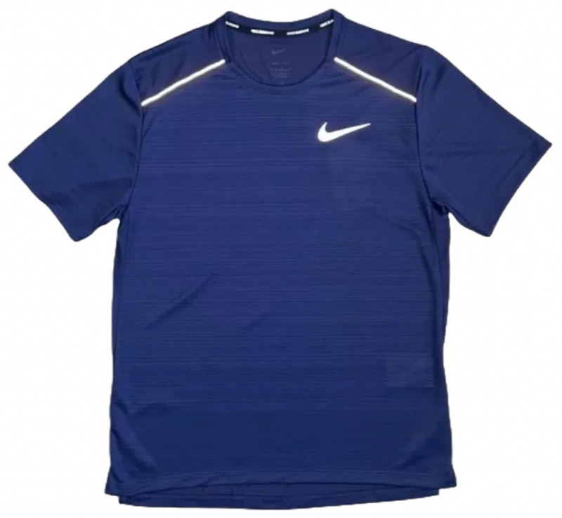 NIKE MILER 1.0 T-SHIRT 'NAVY'