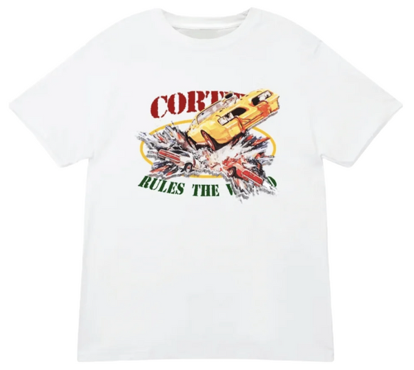 CORTEIZ "CRASH" WHITE T-SHIRT