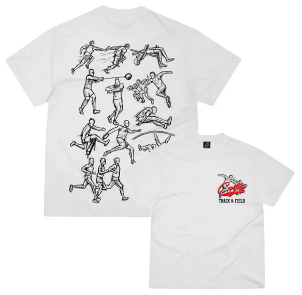 CORTEIZ "TRACK & FIELD" WHITE T-SHIRT