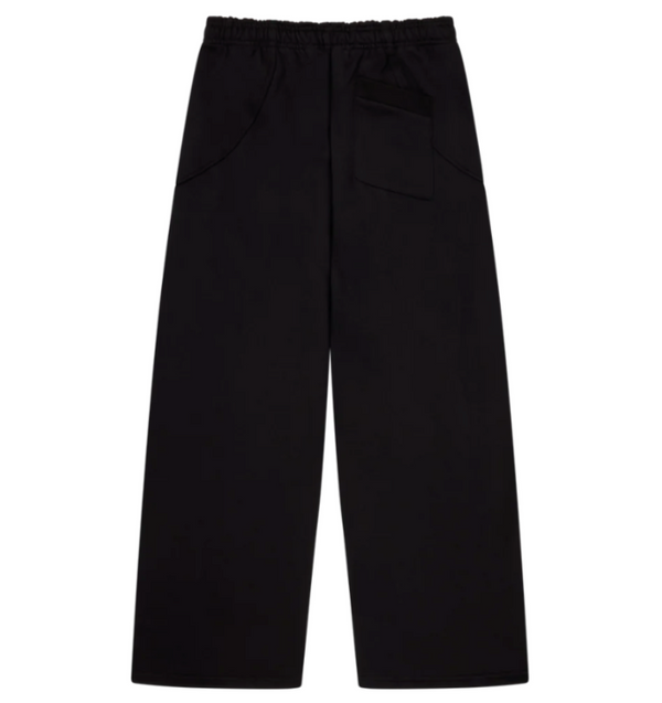 BROKEN PLANET "BLACK / YELLOW" WIDE-LEG SWEATPANT