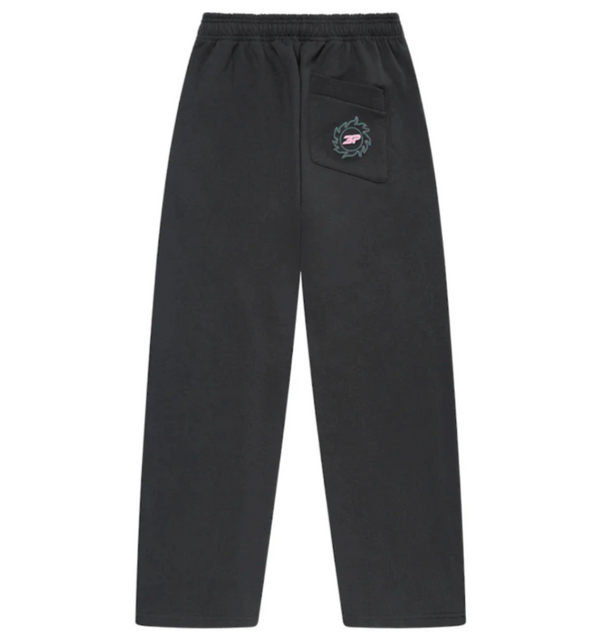 BROKEN PLANET "SOOT BLACK" STRAIGHT-LEG SWEATPANT