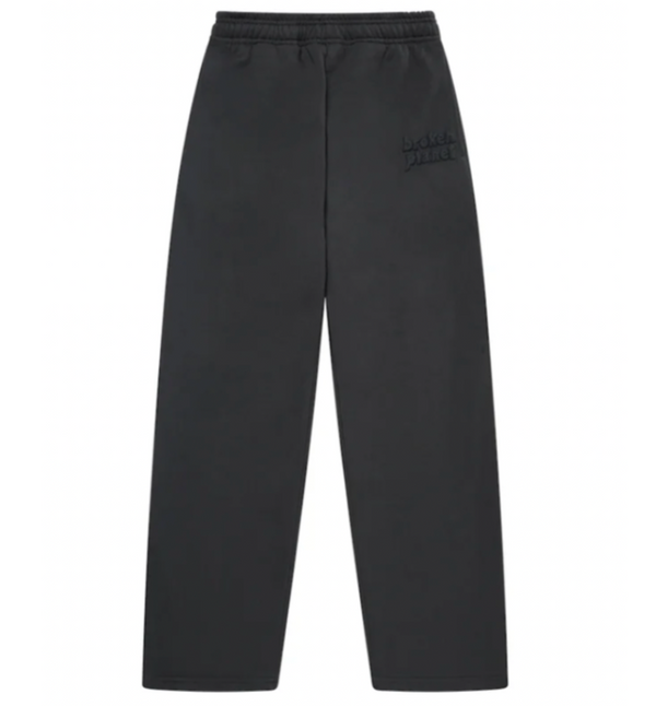 BROKEN PLANET "SOOT BLACK" STRAIGHT-LEG SWEATPANT