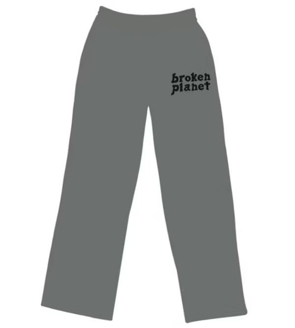 BROKEN PLANET "SHADOW GREY" STRAIGHT-LEG SWEATPANT