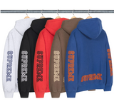 SUPREME COLLEGIATE SLEEVE GREY HOODIE (FW24)