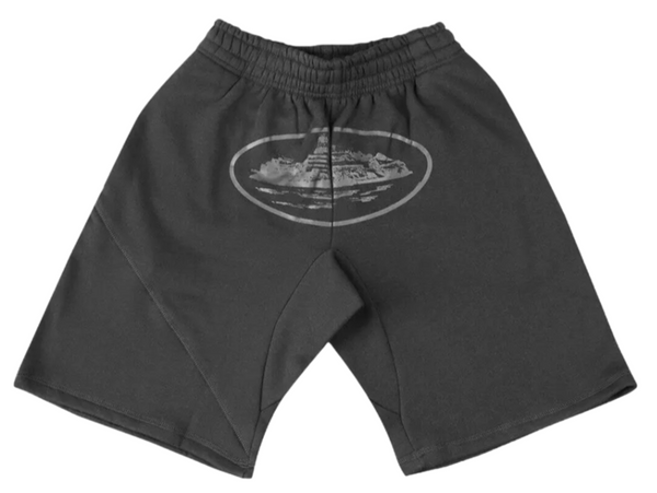 CORTEIZ GUERILLAZ "BLACK / BLACK" COTTON SHORTS