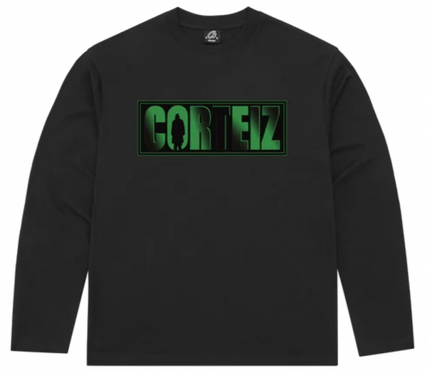 CORTEIZ 'SHADOW MAN' BLACK LONGSLEEVE T-SHIRT