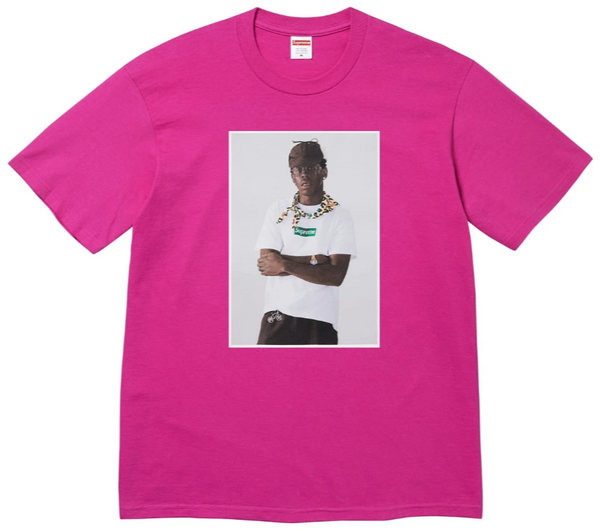 SUPREME TYLER THE CREATOR 'MAGENTA' T-SHIRT
