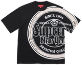 SUPREME LAGER 'BLACK' T-SHIRT (SS25)