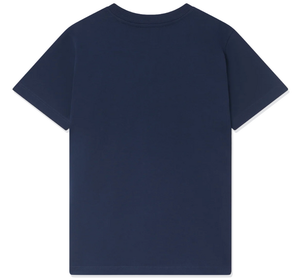 CASABLANCA 'LA MEDAILLE' NAVY JERSEY T-SHIRT