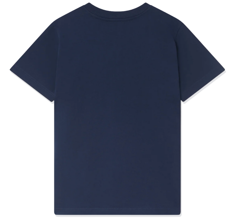 CASABLANCA 'LA MEDAILLE' NAVY JERSEY T-SHIRT