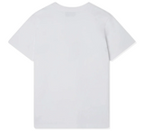 CASABLANCA 'PLAYFUL STRIPES' WHITE JERSEY T-SHIRT